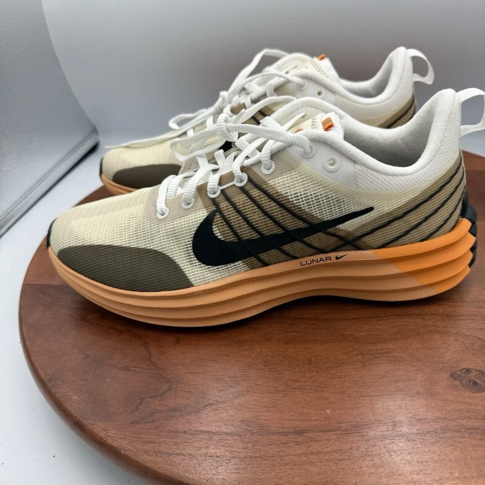 NIKE Lunar Roam  Summit White/Khaki Copper Shoes Sneakers DV2440-101 Men's 7.5‎